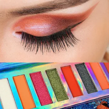 DE'LANCI Make-up, oční Stíny Paleta Matný Světlý Lesk Chrome Pigmentované oční Stíny Make-Up Oční Stíny v Přenosné Velikosti