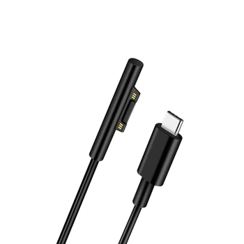 USB Typ C C Napájení Nabíječka Adaptér Nabíjecí Kabel Kabel pro Microsoft Surface Pro 6/5/4/3 Tablet nabíjecí kabel