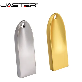 Jaster univerzální USB2.0 kovový krátké špičaté stříbrné m076 USB disk USB micro flash disk kovový malý dárek 16GB 32GB