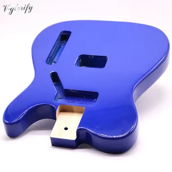 Tmavě modrá barva TL kytara tělo topol dřevo TL kytaru barel