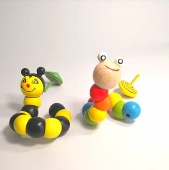Vzdělávací Hračky 3D Puzzle Dřevěné Hračky, Dětské Vzdělávací Hračky, Dětské Ruky Hračky Dřevěné Kreslených Zvířat Montessori Hračky Děti Dárek