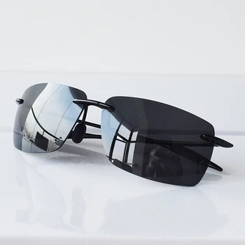 Vazrobe 10g Polarizované sluneční Brýle Mužské Ultra-light Vrtaných Sluneční Brýle pro Muže Jízdy Odstíny UV400 Anti Glare