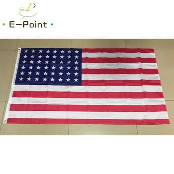 48 Hvězdičkový Old Glory American Flag 2*3 ft (60*90cm) 3ft*5 m (90*150cm) Velikost Vánoční Dekorace pro Domov, Vlajka, Banner