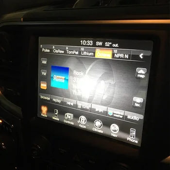 8.4 palcový Auto Tvrzeného Skla Screen Protector Film Pro Dodge Ram 1500 2500 3500 Uconnect 2013-2018 GPS Navigační Obrazovce Kryt