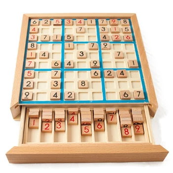 Nový Hot Sudoku, Šachy Číslice 1 Až 9 Může Dát Pouze Jednou V Každém Řádku, Řádku A Zkontrolujte, Inteligentní Fantazie Vzdělávací Dřevěné Hračky Šťastný Gam