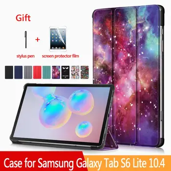 Pro Samsung Galaxy Tab S6 Lite 10.4 Případě Funda Magnetický Stojan Kryt pro Tablet Samsung S6 Lite Pouzdro SM-P610 SM-P615 Tablet Případ