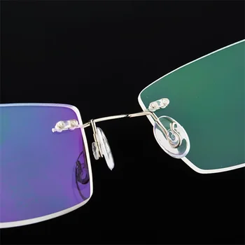 SUMONDY SPH 0 až -8.0 Vrtaných Krátkozrakost Brýle Muži Ženy 1.61 Objektiv Elegantní Čtvercový Rám Předpis Brýle S Dioptrickou UF40