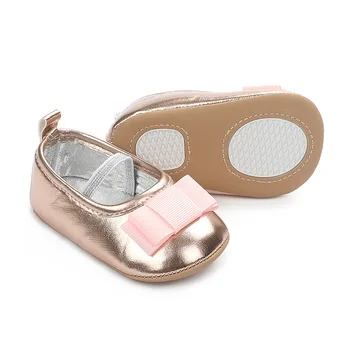 Módní nové narozené dítě, dívka, červené boty s gumovou podrážkou non-slip princezna Indoor soft-podrážkou boty batole