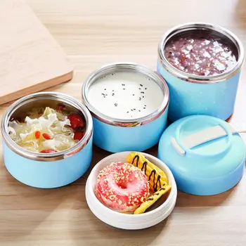 Japonský Oběd Box z Nerezové Oceli, Vodotěsné Venkovní Bento Jídlo Kontejner Roztomilé Piknik Kuchyňské Potřeby Pracovníků Školní Děti