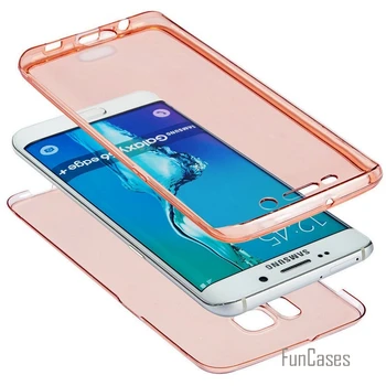 Kryt Pro Samsung Galaxy A10 A20 A30 A40 A50 A60 A70 A01 Měkké TPU Plné tělo Ochranné Čirý Kryt Huawei P Smart Plus 2019 7S