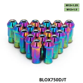 Blox Matice Kola 50MM Rozšířené Tuner Kolo Lug Matice S Spike Ráfky Pro Kola M12X1.5 / M12X1.25 EP-BLOX750DJT-ALBZ