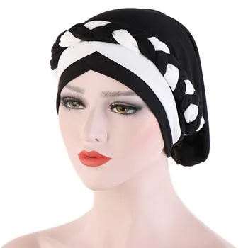 Dva-barva muslimské Vnitřní čepice pro hidžáb krátké scorpion bavlna turban kapoty arabské zabalte hlavu hidžáb underscarf cap turbante mujer