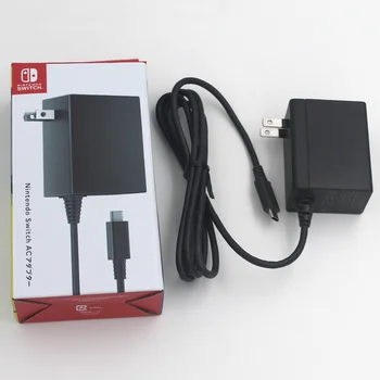 Originální AC Adaptér Pro NS Nintendo Switch Herní Konzole, Napájecí Adaptér Nabíječky Zdi Adaptér Nabíjení Napájení HomeTravel Použití