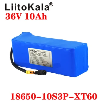 LiitoKala 36V 10S3P 10Ah 500W High power kapacita 42V 18650 lithium baterie ebike elektrické auto, kolo, skútr BMS