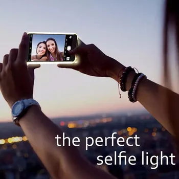Luxusní Světelný Telefon Pouzdro Pro iPhone 12 6 6s 7 8 Plus X Perfektní Selfie Light Up Zářící Pouzdro pro iPhone 11 pro Telefon Bag