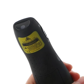 Laserové Ukazovátko Pero, Laserové Výuka PPT Moderátorka Černá 2,4 Ghz pro Logitech Wireless Presenter R400 s Červené Laserové Ukazovátko Pero WA