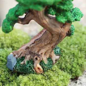 Elf Tree House Miniaturní Fairy Garden Home Domy Dekorace Craft Mini Micro Terénní Dekor DIY Příslušenství