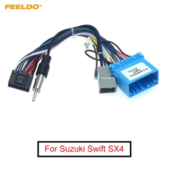 FEELDO 1KS Auto Audio 16PIN Adaptér Kabelového svazku Pro Suzuki Swift SX4 2006+ Stereo Nainstalovat Aftermarket Moc Calbe