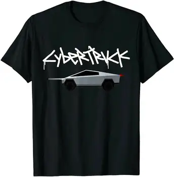 Muži Oblečení Značky Tees Ležérní Cybertruck Cyber Truck Graffiti Budoucnost Estetické T-Shirt