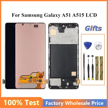 A51 LCD Pro Samsung Galaxy A51 A515 Lcd Displej Dotykový Displej Digitizer Shromáždění Díly Pro Samsung A515 A515FN/DS A515F