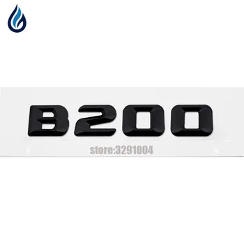 Černé Plastové Auto Zadní Kufr Logo Odznak Znak Počet Písmen Obtisk Nálepka Pro Mercedes Benz B180 B200 B220 AMG W242 W246 W245