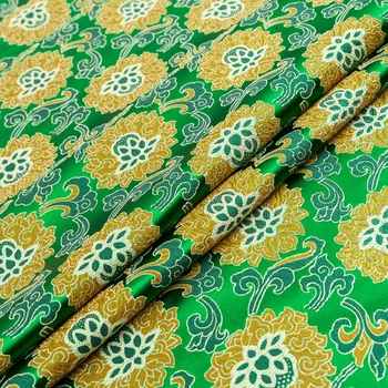 Lotus tkaniny sewe materiál brokát, hedvábí tkaniny, DIY ruční práce s krásou květin