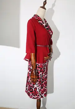 2019 nový elegantní módní styl afrických žen, dva kusy set top a sukně L-3XL