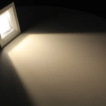 Aisilan Vodotěsné LED Downlight Kuchyň Koupelna Bodové Světlo Čtvercové Hliníkové Stropní Svítidlo CREE Chip CRI 93