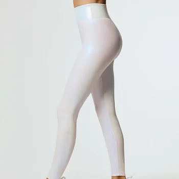 NORMOV Nové Ženy Barevné Flash Leginy Vysokým Pasem Push Up Fitness Legging Sexy Elastické Pevné Push Up Legíny Ženské Slim