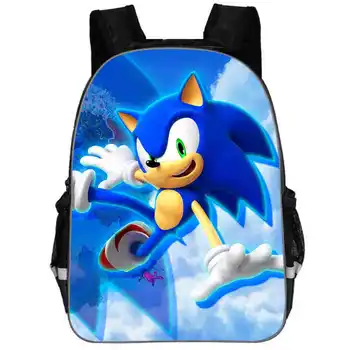 11-16 Palcový Karikatura Sonic Boom Ježci Školky, Školní Tašky Bookbags Děti, Dítě, Batole taška Děti Batoh Dárek