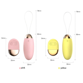 Vibrační Kuličky Sexuální Hračky pro Ženy Bezdrátové Dálkové Ovládání 10 Rychlostí Vibrační Vajíčko Klitorisu Stimulátor Vaginální Masáž Míč