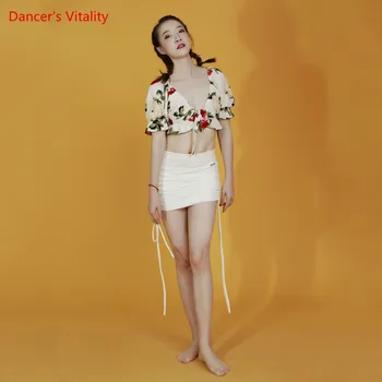 Břišní Tanec Létě Dospělé Ženy Elegantní Top Školení Oblečení Nové Sexy Krátké Sukně Výkonu Praxe Oblečení Oblek