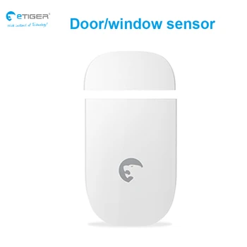 Bezdrátový dveřní/okenní kontakt anti-rušit, dveře/windor otevřete detektor snadno nainstalovat dveře/vdova magnetický senzor etiger ES-D3C