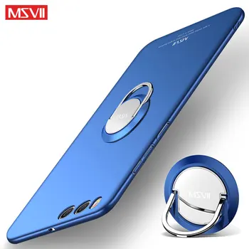 Případy MSVII Pro Xiaomi Mi Note 3 Pouzdro Prst Prsten Slim Matný Případech Xiaomi Note 3 Pouzdro Mi Poznámka 3 Kovový Držák do Auta Kryt 5.7
