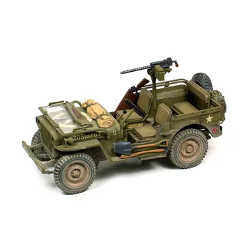 1:35 Měřítku Montážní Auto Model druhé Světové Války Americký Willys Jeep Model S Vojákem Doprava Zdarma 35219