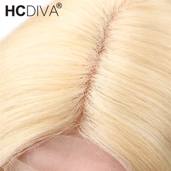 Přímo perruque blondýna 70cm 613 Blond Brazilské Remy Lidské Vlasy Paruka 5 palcový Hluboké Části Krajky Paruka perruque de partie de dentelle