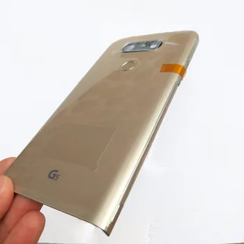 ZUCZUG Kovový Kryt Baterie S Čidlem Otisků prstů Bydlení Zpět Pouzdro Pro LG G5 Opravy Součástí Žádné Logo