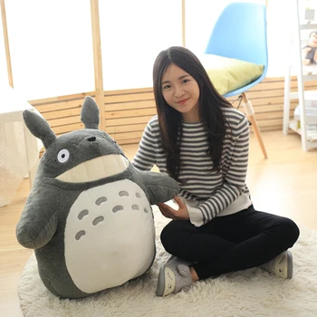 Totoro Plyšové Hračky Roztomilé Plyšové Kočky Japonské Anime Obrázek Panenky Plyšový Totoro S Lotus Leaf Děti, Hračky, Narozeniny, Vánoční Dárek