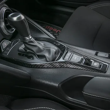 SHINEKA Car Styling ABS, zámek Řadící Panel Dekorativní Kryt Obložení Rámu Samolepky sada pro Chevrolet Camaro 2017+Interiérové Doplňky