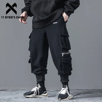 11 BYBB JE TMAVĚ Hip Hop Funkční Kalhoty Taktické Multi Kapsy Cargo Kalhoty Muži Harajuku Běžců Tlusté Pánské Kalhoty Streetwear 2020
