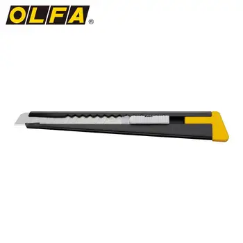 OLFA 180black Dovezené z Japonska Kovový Grip Cutter 9 mm Umění Ručně vyráběné Nože 2B Černý Případ