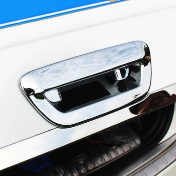 Pro Jeep Compass 2017 2018 2019 2020 Příslušenství ABS Chrom Zadní Boot Zavazadlového prostoru kliky Dveří Kryt Mísy Vložte Čalounění Car Styling 1ks