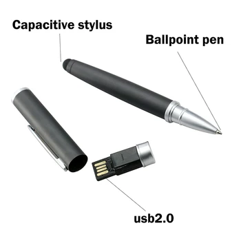 USB Flash Disk, Kov, 4GB 8GB 16GB 32GB 64GB 128GB 256GB Kuličkové Pero Usb Pendrives Pen Stick Memory Stick Cool Dárek