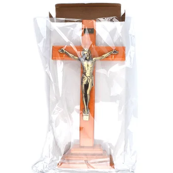Ježíš Kříž Dřevo Křesťanské Dekorace Figurky Ježíše Dekor Katolický Kříž Rukou Církve, Náboženské Dárek