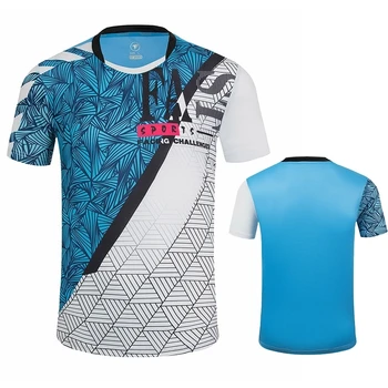 2020 Badminton Trička Sportovní trička Muži , Ženy, Rychlé Suché Prodyšný Stolní Tenis Košile Běžecké Tričko Fitness Tenis Košile