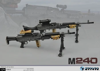 Kolekce Měřítku 1/6 Voják, Zbraň Model Moderní Americké Armády M240 Machine Gun Model pro 12