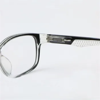 Ženy Čtení Brýle Muži Módní Černé Oválné Brýle Rám Plastové Jarní Závěs Unisex Presbyopickém Brýle 1.0-4.0 R118