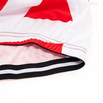 2019 ANDRO Cyklistický Dres Red Summer Team Krátký Rukáv Cyklistický Set Bike Oblečení Ropa Ciclismo MTB Cyklistika Oblek 16D Gel Pad