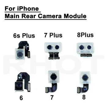 Testováno Originální Zadní Hlavní Zadní Kamera Modul pro iPhone 6 6 Plus 6S 6S Plus 7 A 7 Plus 8 8 Plus Flex Kabel Stuha
