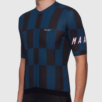 MAAP Sítě Pro Cyklistické Jersey Muži 2019 Nový styl cyklistické oblečení topy Letní prodyšný krátký rukáv cyklu nosit MTB rideshirt